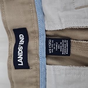 Land's End Boy's Khaki Shorts Size 12S (skinny)